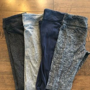 Four (4) Pair Ivivva Leggings Girl Size 10